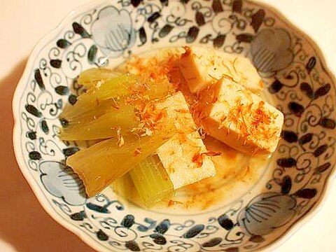 素朴☆蕗と高野豆腐のさっと煮